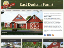 Tablet Screenshot of eastdurhamfarms.com
